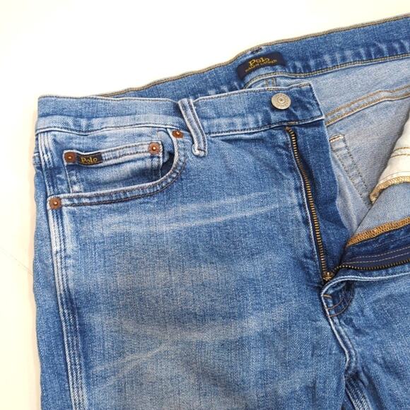 Polo Ralph Lauren Tompkins Mid Rise Skinny Crop Jeans Women's 31x27 Medium Wash - Picture 3 of 8